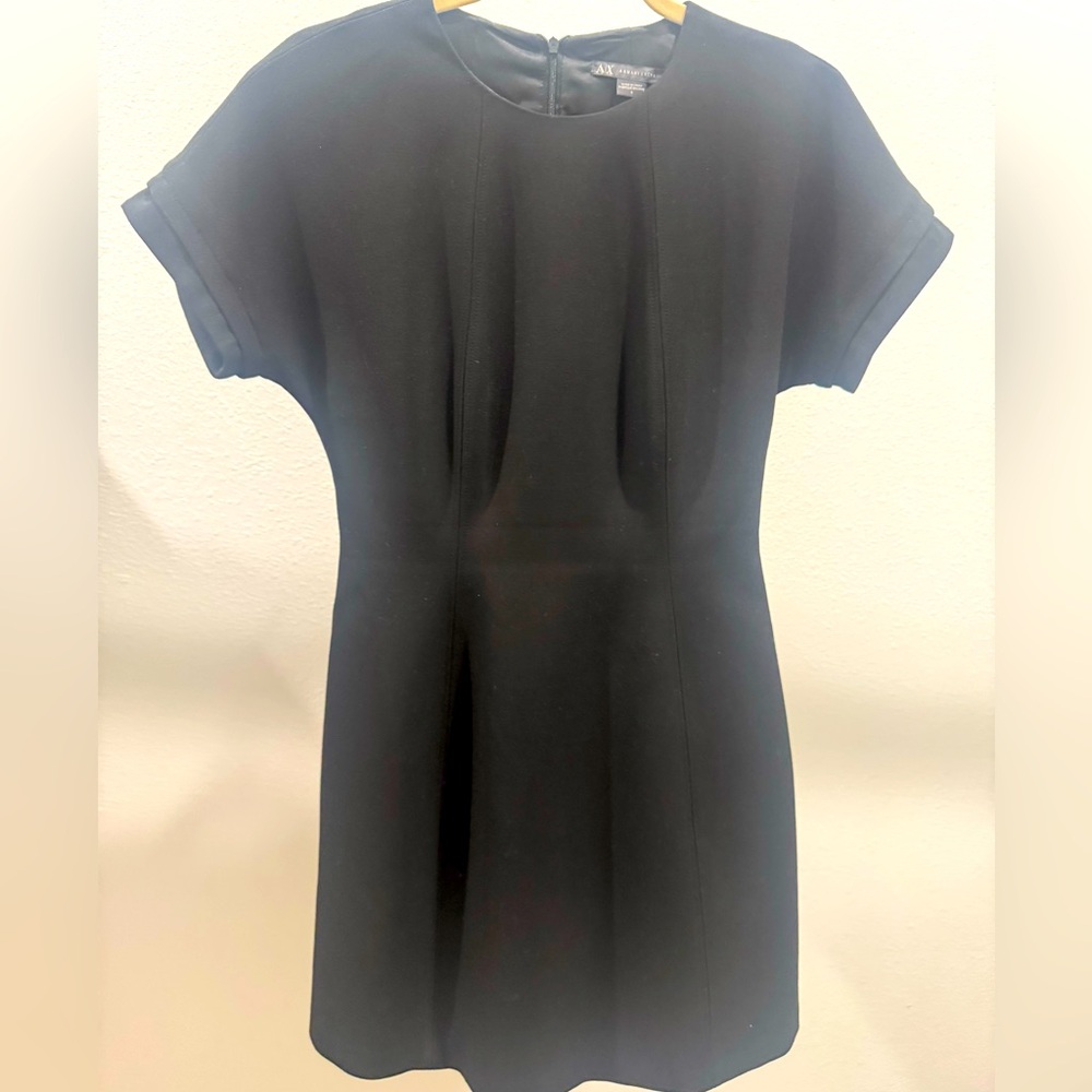 Armani Exchange Classic Black Dress